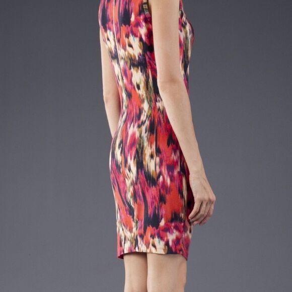 Haute Hippie Floral Ikat Print Modal Dress Size M - Picture 2 of 8